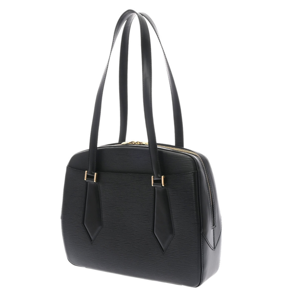 Louis Vuitton Epi Handbag Noir Leather Black Voltaire